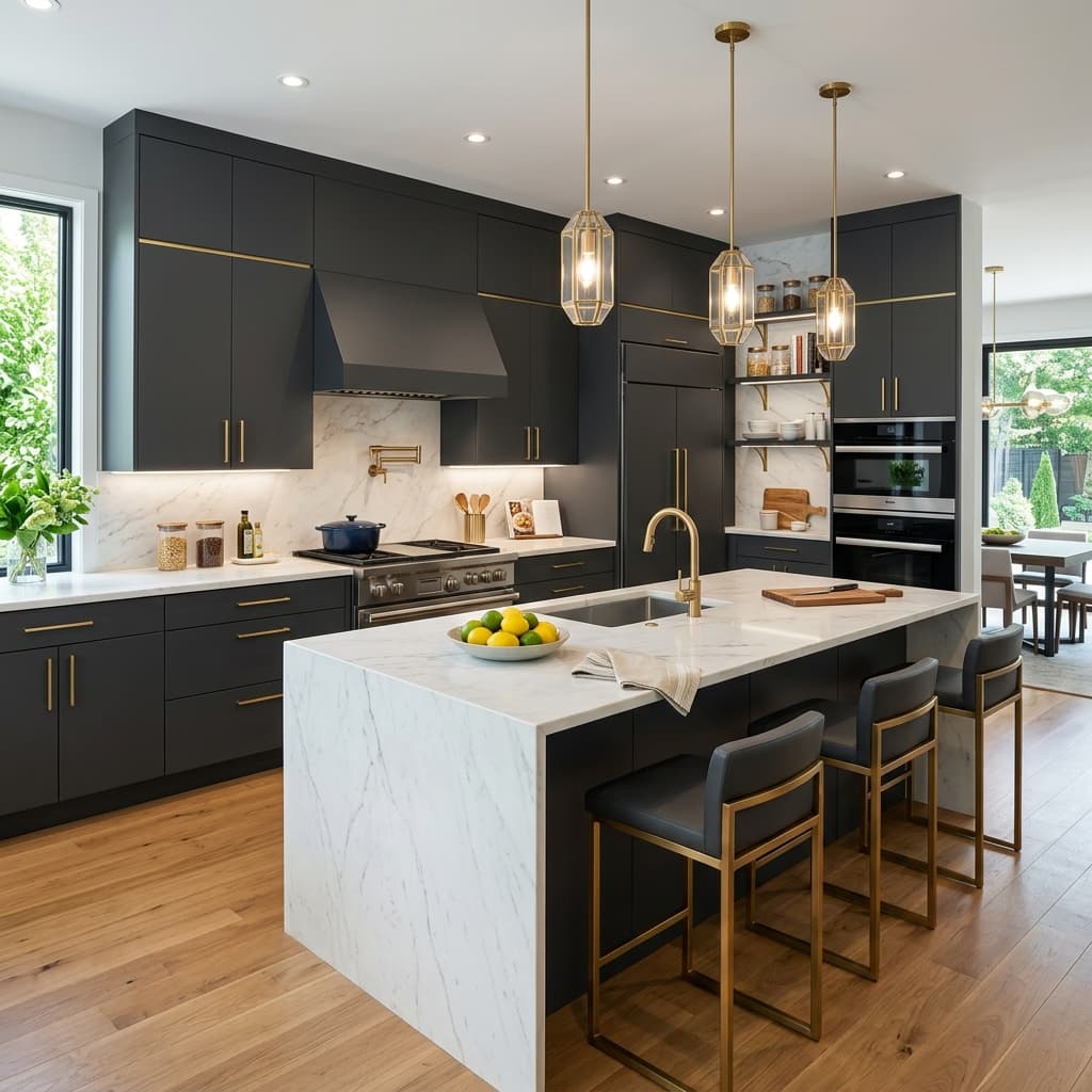 Modern Minimalist Modular Kitchen Solution